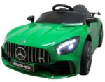 Mercedes GTR-S zelené mäkké kolesá Eva, mäkké sedadlo Licencovaná lítium-iónová batéria – Obrázok 5
