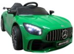 Mercedes GTR-S zelené mäkké kolesá Eva, mäkké sedadlo Licencovaná lítium-iónová batéria – Obrázok 9