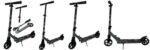 Veľká kolobežka H10 ČIERNA Skladacia R-Sport 145 mm kolesá do 100 kg – Obrázok 5