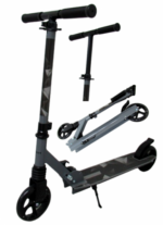 Veľká kolobežka H10 ČIERNA Skladacia R-Sport 145 mm kolesá do 100 kg – Obrázok 6