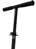 Veľká kolobežka H10 ČIERNA Skladacia R-Sport 145 mm kolesá do 100 kg – Obrázok 8