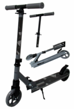 Veľká kolobežka H10 SIVA Skladacia R-Sport 145 mm kolesá do 100 kg – Obrázok 6