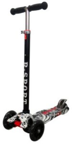 Kolobežka H2 Black Balance Scooter R-Sport LED kolieska – Obrázok 3