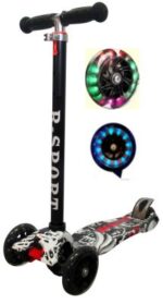 Kolobežka H2 Black Balance Scooter R-Sport LED kolieska – Obrázok 4