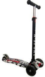 Kolobežka H2 Black Balance Scooter R-Sport LED kolieska – Obrázok 6