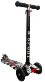Kolobežka H2 Black Balance Scooter R-Sport LED kolieska – Obrázok 7