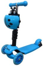 Kolobežka H3 BLUE 5 v 1 R-Sport Ride-on s LED svetlami a kolieskami – Obrázok 8