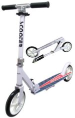 Veľká kolobežka H4 BIELA Skladacie kolesá R-Sport 200 mm do 100 kg – Obrázok 6