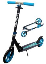 Veľká kolobežka H4 modrá skladacia R-Sport 200 mm kolesá do 100 kg – Obrázok 7