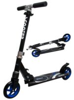 Veľká kolobežka H7 ČIERNA-MODRA Skladacia R-Sport 145 mm kolesá do 100 kg – Obrázok 5