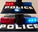 Detské policajné odrážadlo J3 čierne – Obrázok 11