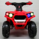 Quad J8 červené batériové hudobné svetlá pre deti – Obrázok 8