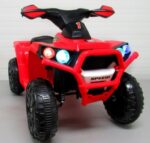 Quad J8 červené batériové hudobné svetlá pre deti – Obrázok 9