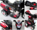 Čierna motorka M6, motocykel na batérie – Obrázok 3