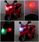 Červená motorka M6, motorka na batérie – Obrázok 11