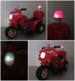 Červená motorka M7, motorka na batérie – Obrázok 11