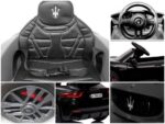 Maserati GranTurismo Čierne auto na batérie z EVA Kožené diaľkové ovládanie Lítium-iónová batéria – Obrázok 2