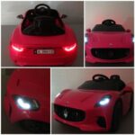 Maserati GranTurismo PINK EVA auto na batérie Kožené diaľkové ovládanie Lítium-iónová batéria – Obrázok 5