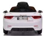 Maserati GranTurismo BIELY Auto na batérie z EVA kožené diaľkové ovládanie lítium-iónová batéria – Obrázok 9