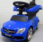 Mercedes AMG c63 BLUE Pusher Ride-on, zvukový efekt – Obrázok 4