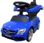 Mercedes AMG c63 BLUE Pusher Ride-on, zvukový efekt – Obrázok 5