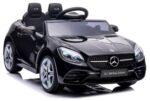 Mercedes SLC 300 čierne disky z peny Eva, mäkké sedadlo, licencovaná lítium-iónová batéria – Obrázok 9