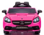 Mercedes SLC 300 ružové disky EVA peny, mäkké sedadlo, licencovaná lítium-iónová batéria – Obrázok 11