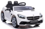 Mercedes SLC 300 biele penové EVA kolesá, mäkké sedadlo, licencovaná lítium-iónová batéria – Obrázok 9