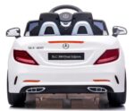 Mercedes SLC 300 biele penové EVA kolesá, mäkké sedadlo, licencovaná lítium-iónová batéria – Obrázok 10