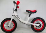 Odrážadlo R3 červeno-biele, R-Sport 12'' brzda, zvonček – Obrázok 5