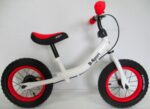 Odrážadlo R3 červeno-biele, R-Sport 12'' brzda, zvonček – Obrázok 7