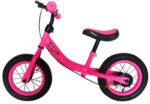 Odrážadlo R3 ružové R-Sport 12'' brzda, zvonček – Obrázok 4