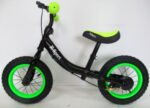 Odrážadlo R3 zeleno-čierne, R-Sport 12'' brzda, zvonček – Obrázok 3