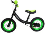 Odrážadlo R3 zeleno-čierne, R-Sport 12'' brzda, zvonček – Obrázok 4