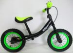 Odrážadlo R3 zeleno-čierne, R-Sport 12'' brzda, zvonček – Obrázok 7