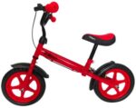 R9 R-Sport odrážadlo 12'' – červené s brzdou a zvončekom – Obrázok 4