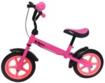R9 R-Sport odrážadlo 12'' – ružové s brzdou a zvončekom – Obrázok 4