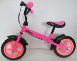R9 R-Sport odrážadlo 12'' – ružové s brzdou a zvončekom – Obrázok 5