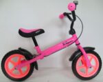 R9 R-Sport odrážadlo 12'' – ružové s brzdou a zvončekom – Obrázok 8