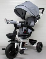 Trojkolka T4 Gray R-Sport s 360-stupňovou rotáciou a kolesami z EVA a voľnobežkou – Obrázok 10