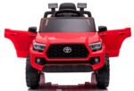 Detské autíčko Toyota Tacoma – Červené (Koža + Kufor) – Obrázok 4