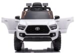 Detské autíčko Toyota Tacoma – Biele (Koža + Kufor) – Obrázok 7
