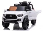 Detské autíčko Toyota Tacoma – Biele (Koža + Kufor) – Obrázok 8