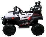 Detské elektrické autíčko Buggy X8n Bielo-Čierne – Obrázok 4
