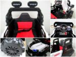 Detské elektrické autíčko Buggy X8n Bielo-Čierne – Obrázok 5